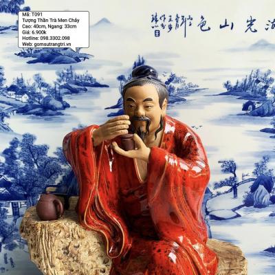 TƯỢNG THẦN TRÀ MEN CHẢY